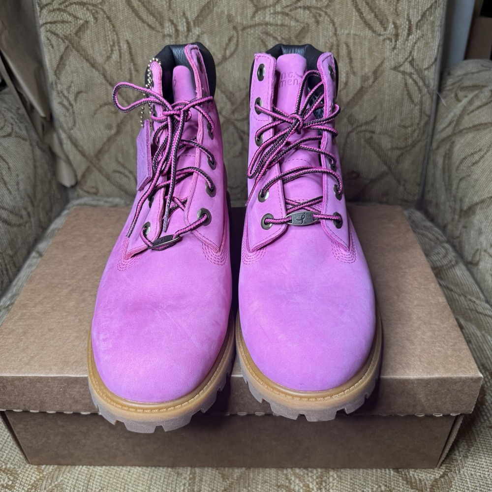 Breast Cancer Awareness Timberland‎ Boots Men's 7 - Picture 5 of 8
